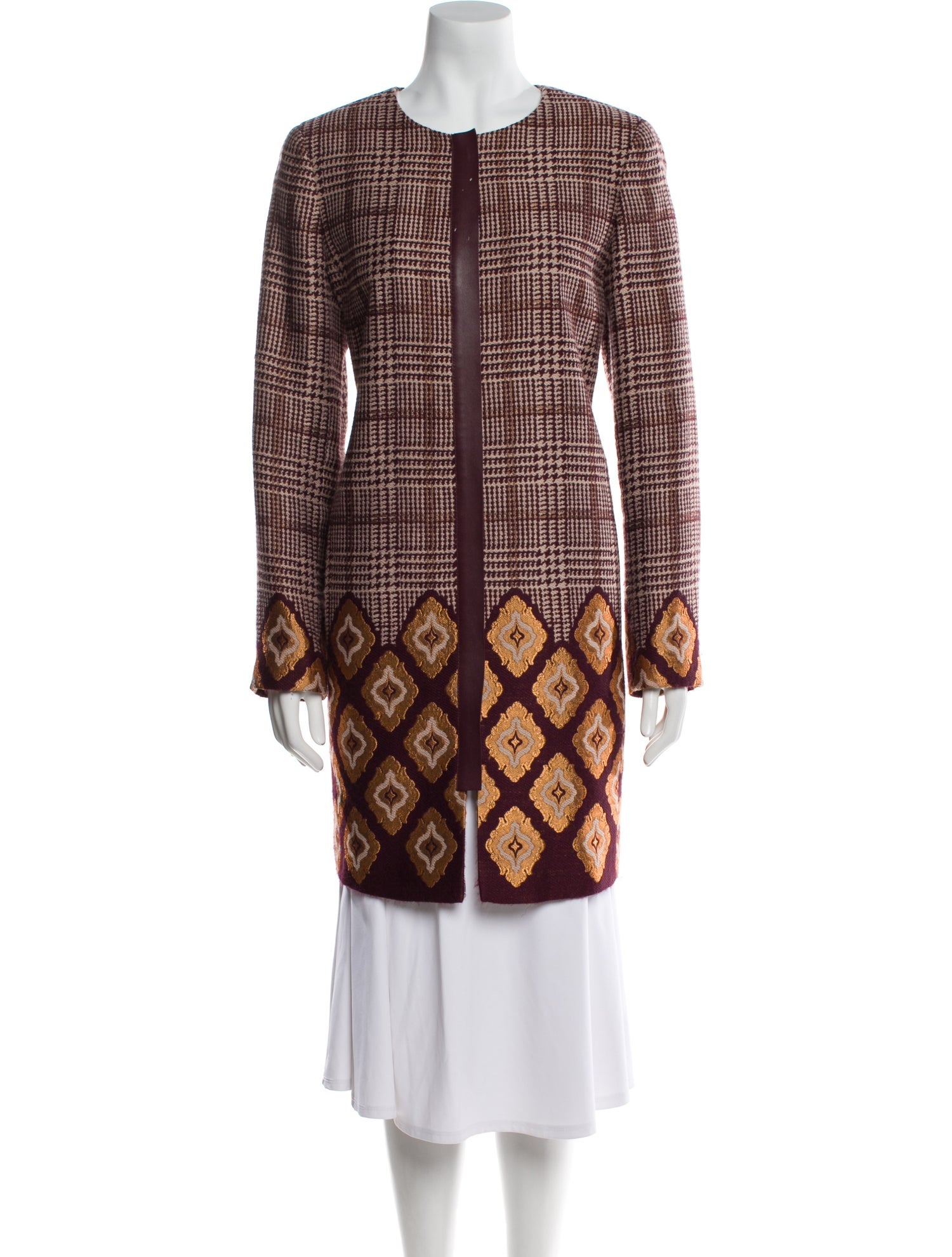 Lafayette 148 Wool Printed Jacket