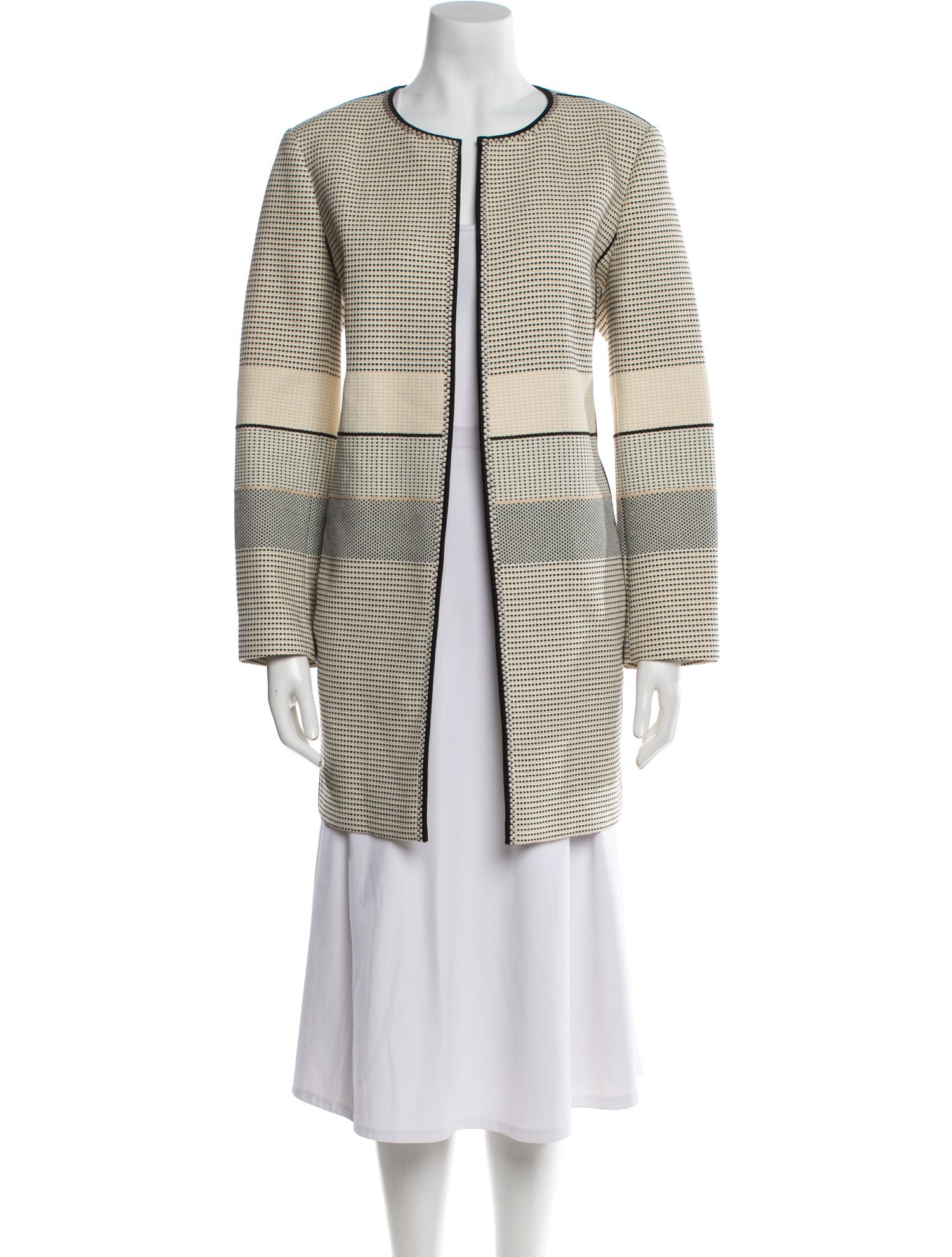 Lafayette 148 Polka Dot Print Jacket