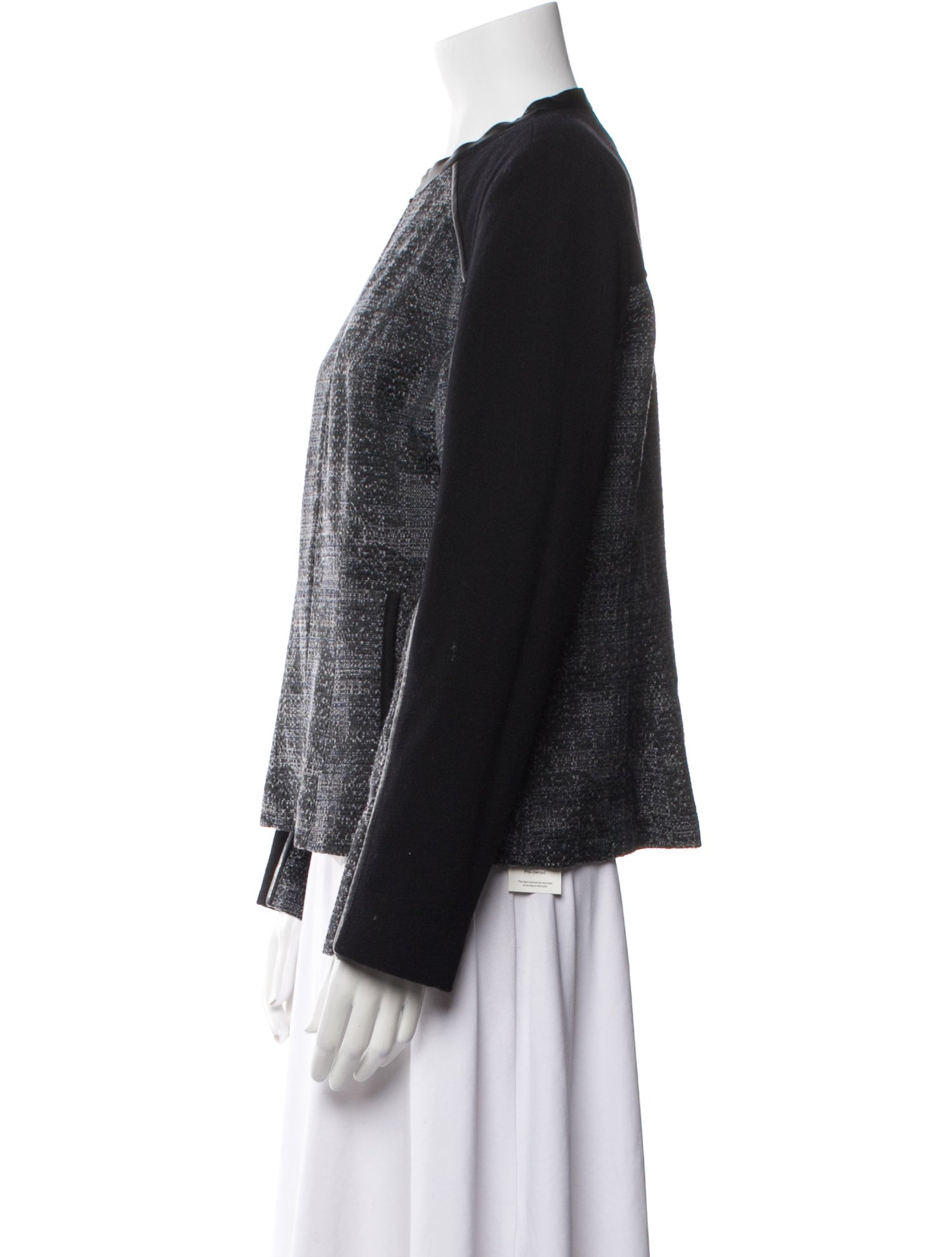 Lafayette 148 Wool Tweed Pattern Evening Jacket