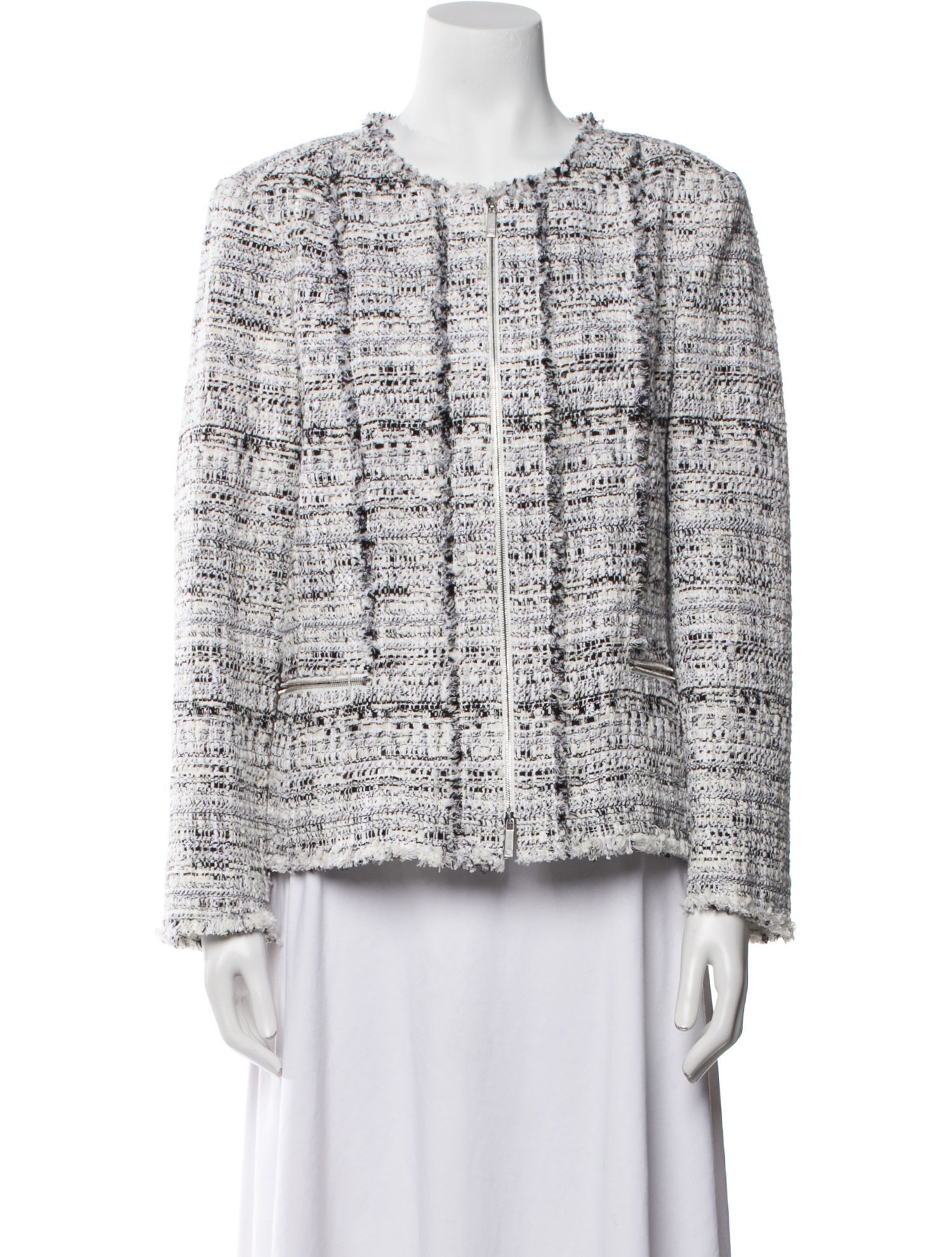 Lafayette 148 Tweed Pattern Evening Jacket