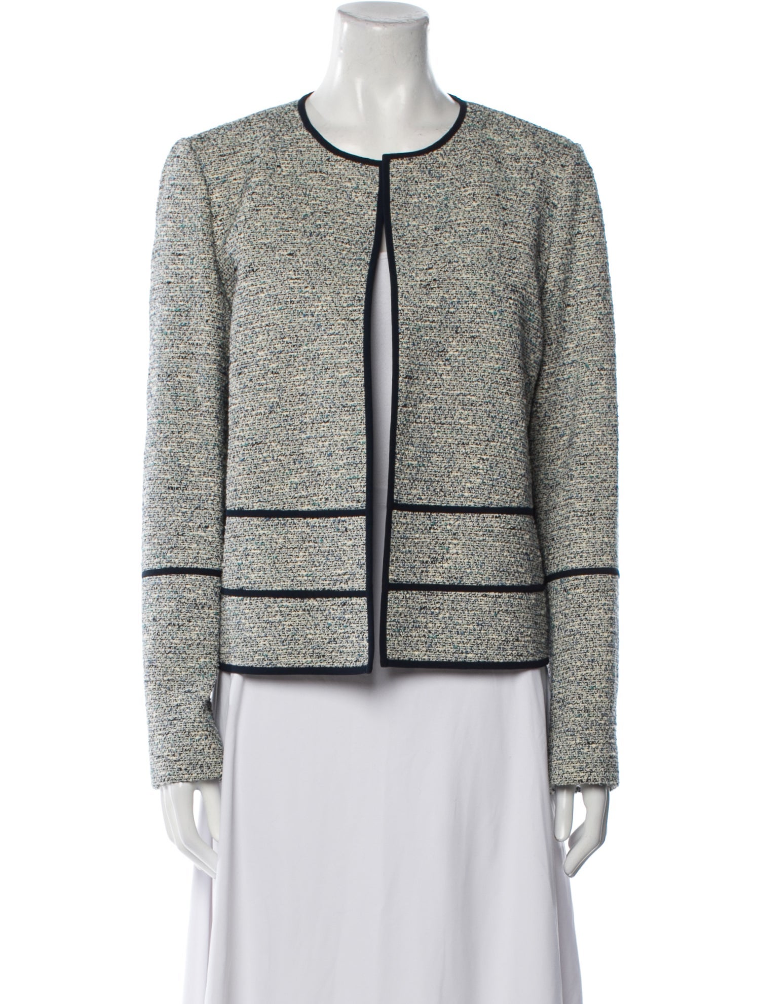 Lafayette 148 Tweed Pattern Evening Jacket