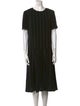 Lafayette 148 Striped Midi Length Dress