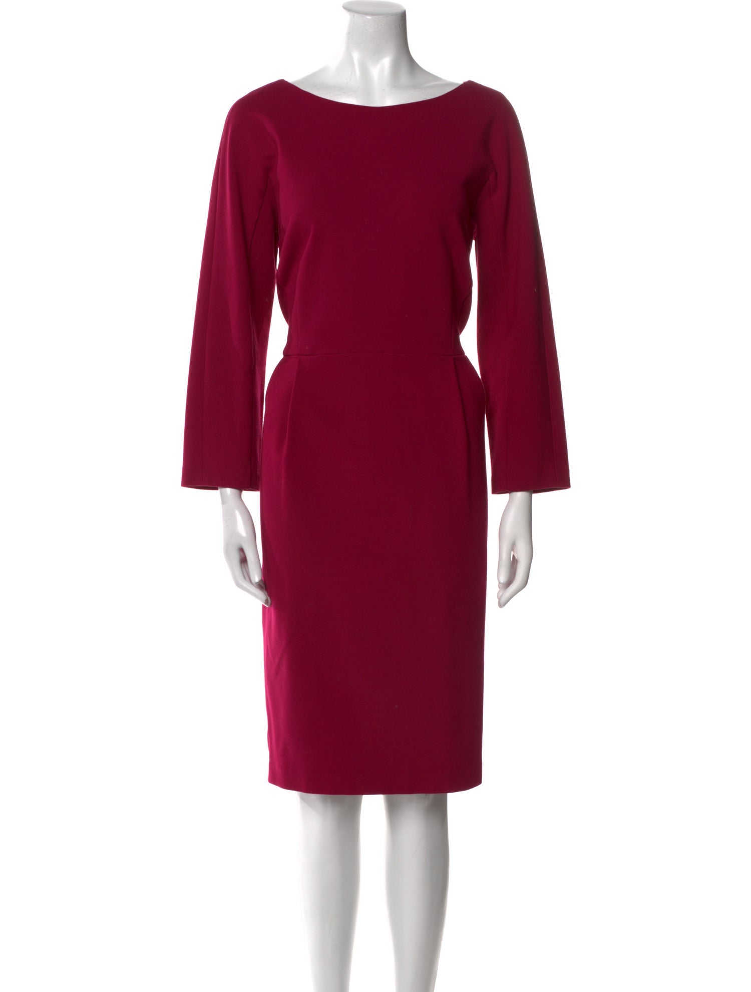 Lafayette 148 Bateau Neckline Knee-Length Dress