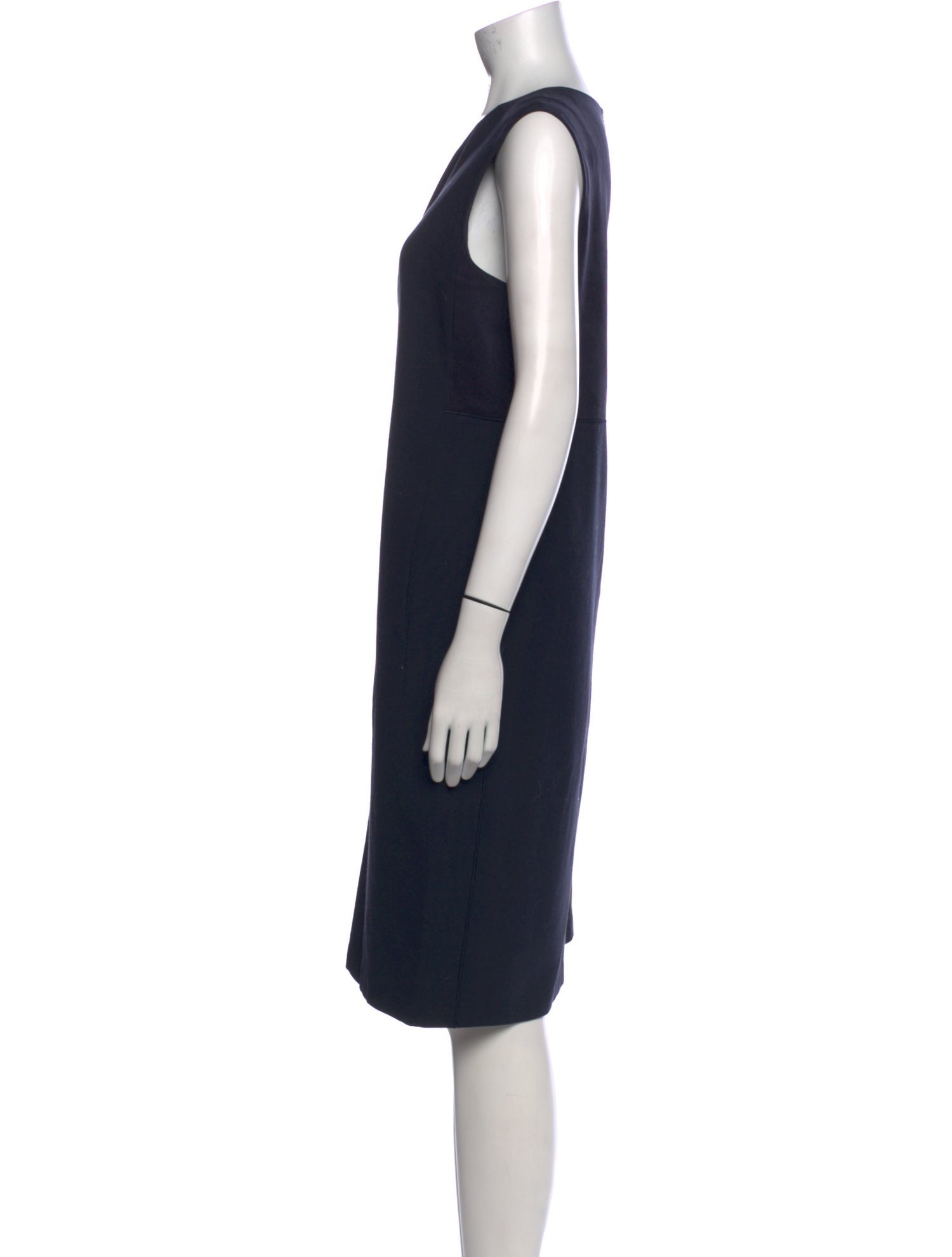 Lafayette 148 Crew Neck Knee-Length Dress