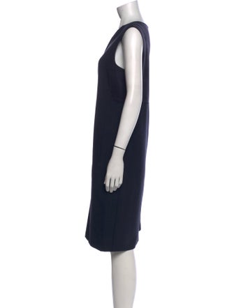 Lafayette 148 Crew Neck Knee-Length Dress