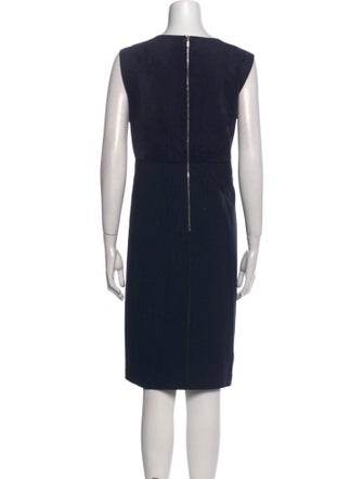 Lafayette 148 Crew Neck Knee-Length Dress