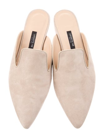Lafayette 148 Suede Mules