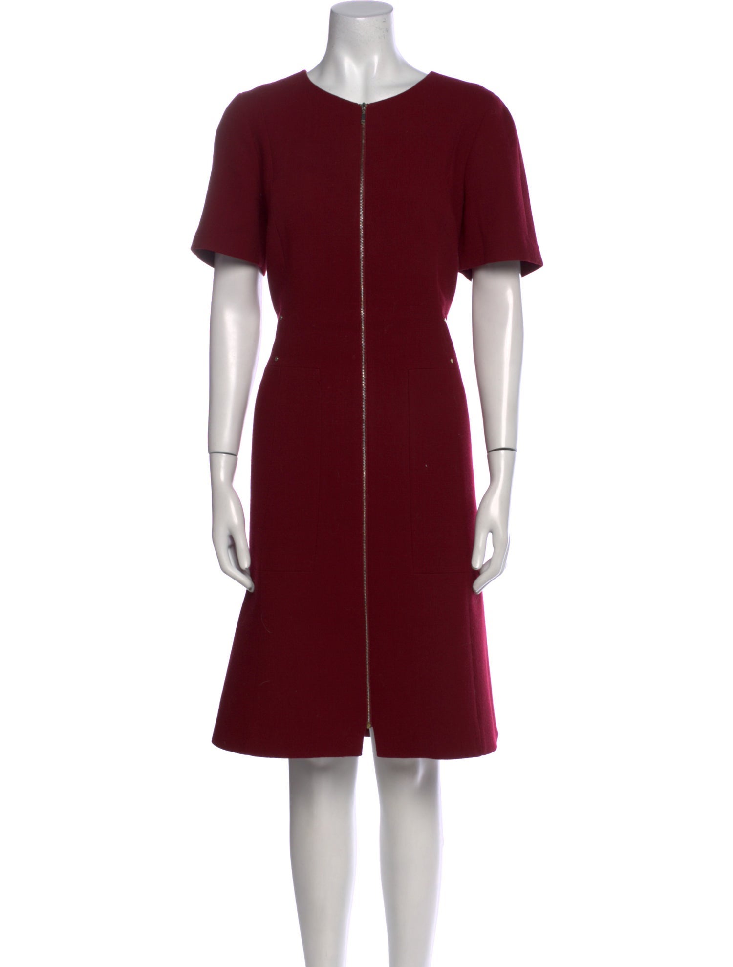 Lafayette 148 Wool Knee-Length Dress