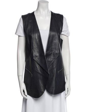 Lafayette 148 Leather Vest