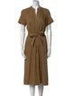 Lafayette 148 Linen Midi Length Dress
