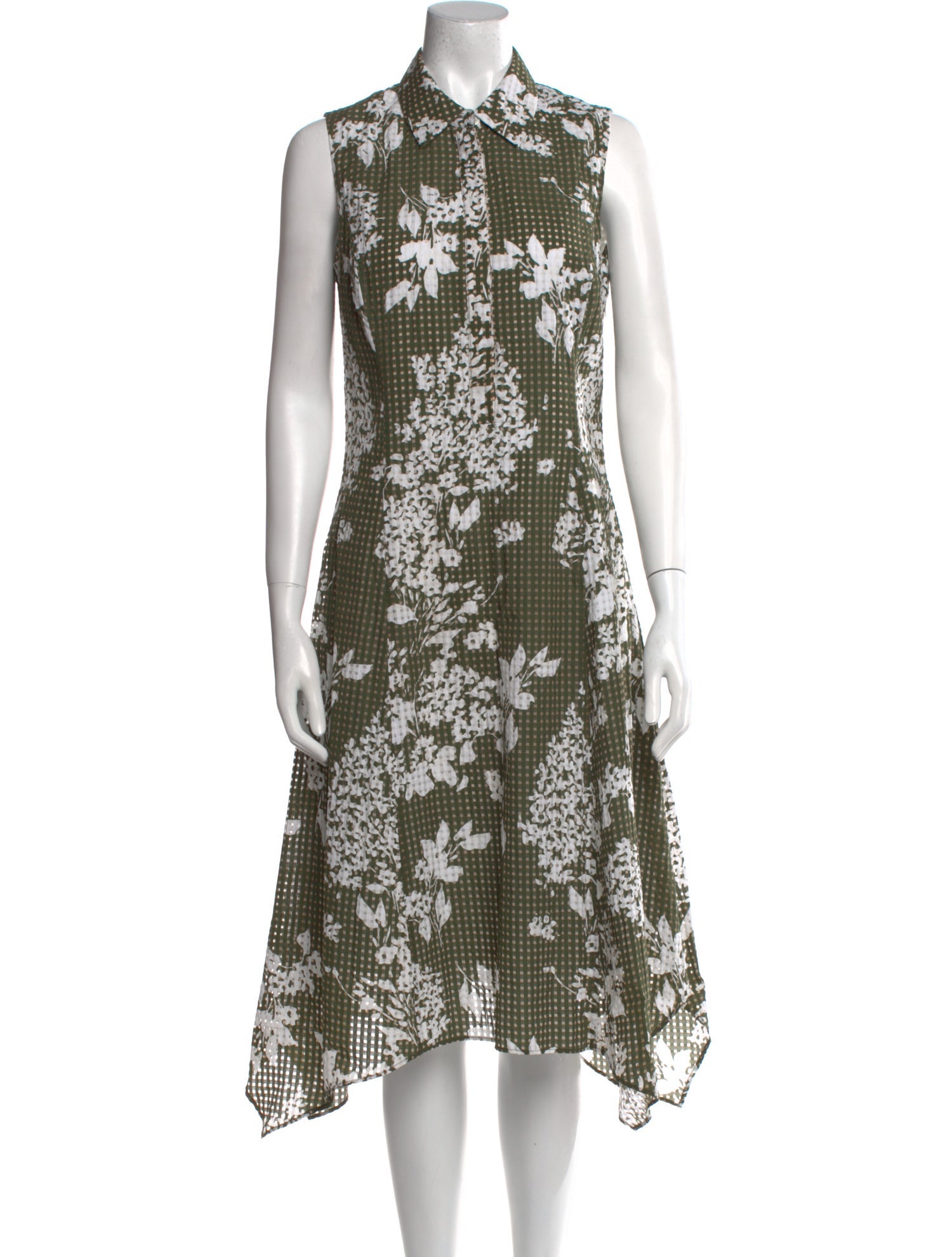 Lafayette 148 Printed Knee-Length Dress