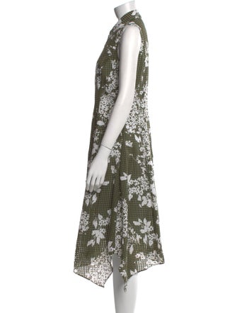 Lafayette 148 Printed Knee-Length Dress