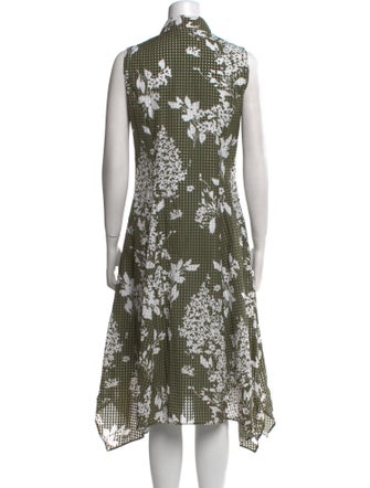 Lafayette 148 Printed Knee-Length Dress