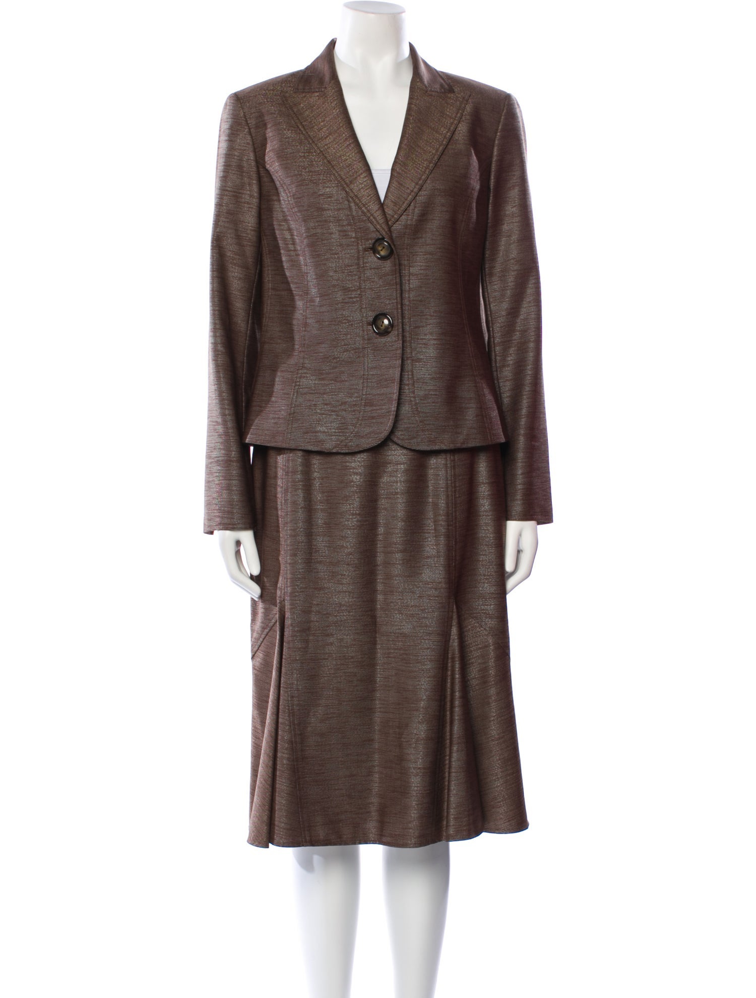 Lafayette 148 Virgin Wool Skirt Set