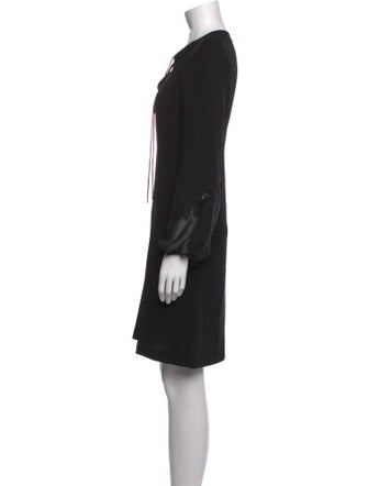 Lafayette 148 V-Neck Knee-Length Dress