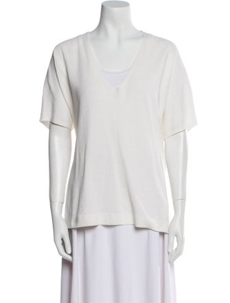 Lafayette 148 V-Neck Sweater