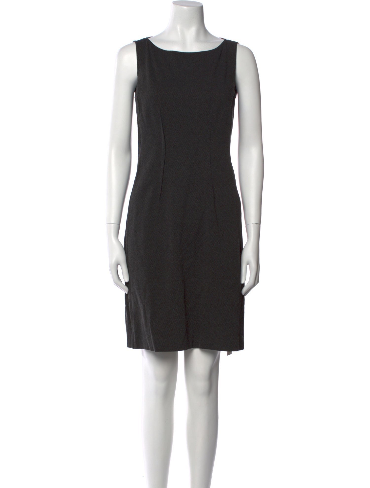 Lafayette 148 Bateau Neckline Mini Dress