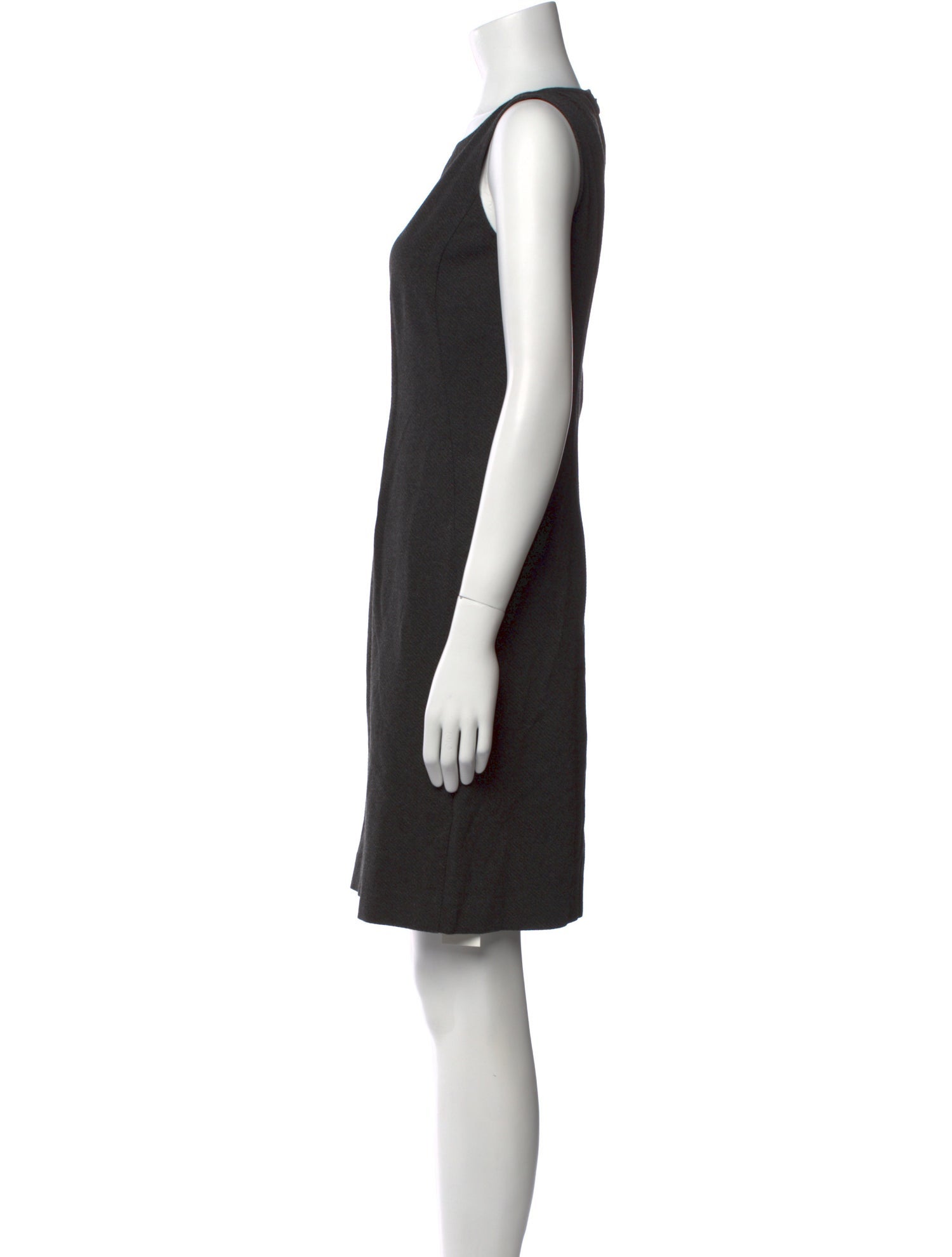 Lafayette 148 Bateau Neckline Mini Dress