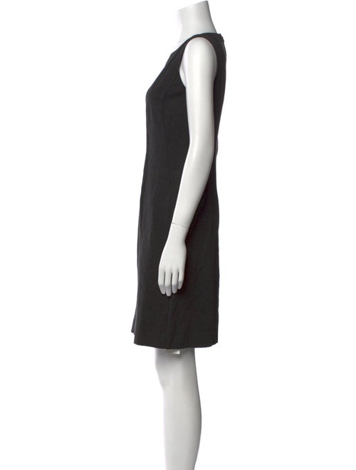 Lafayette 148 Bateau Neckline Mini Dress