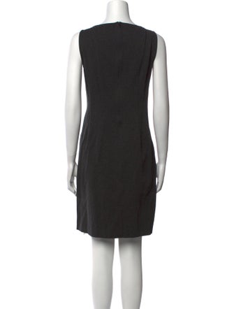 Lafayette 148 Bateau Neckline Mini Dress