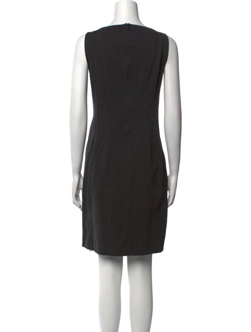 Lafayette 148 Bateau Neckline Mini Dress