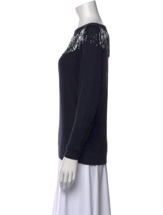 Lafayette 148 Cashmere Bateau Neckline Sweater