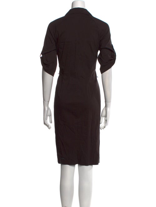 Lafayette 148 V-Neck Knee-Length Dress