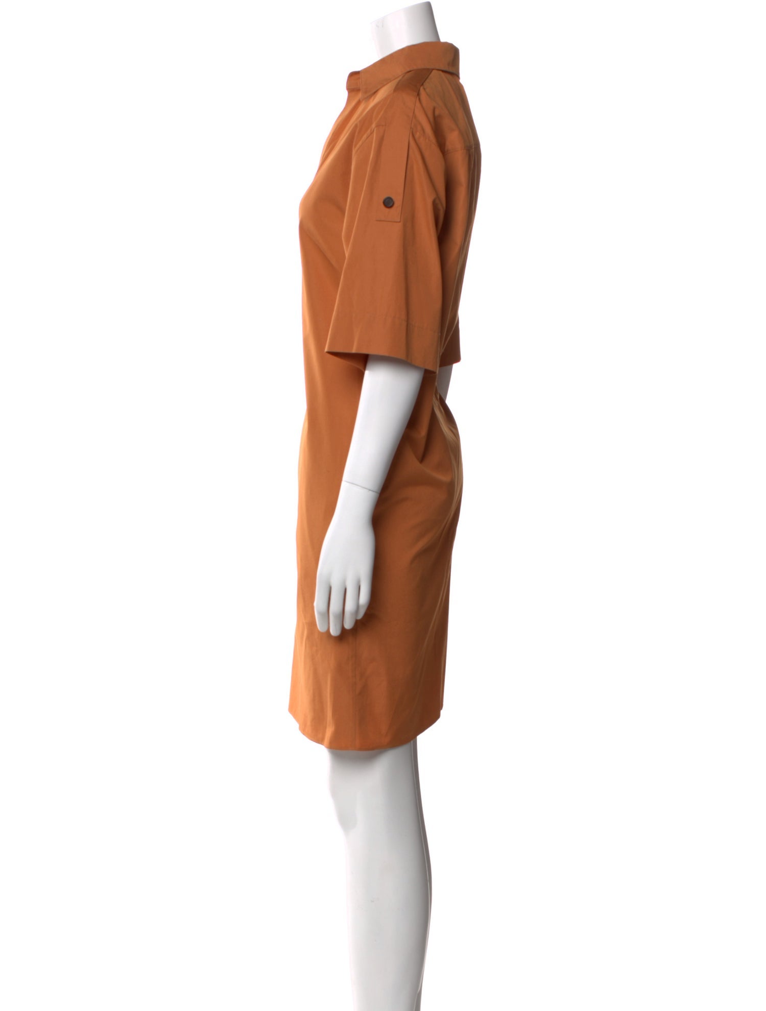 Lafayette 148 V-Neck Knee-Length Dress