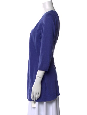 Lafayette 148 Wool V-Neck Sweater