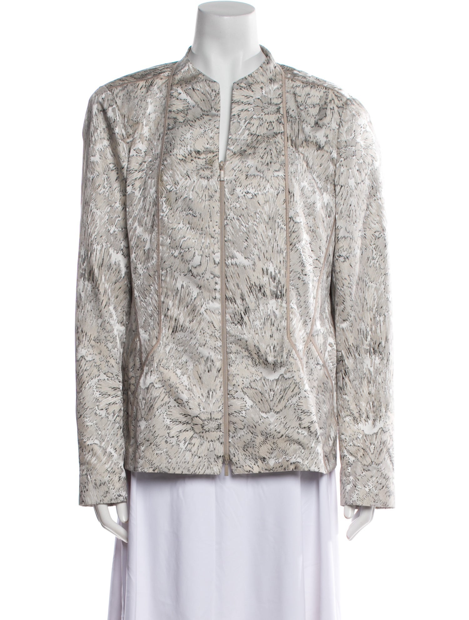 Lafayette 148 Tweed Pattern Evening Jacket