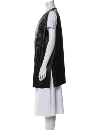 Lafayette 148 Leather Vest