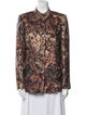 Lafayette 148 Wool Printed Evening Jacket