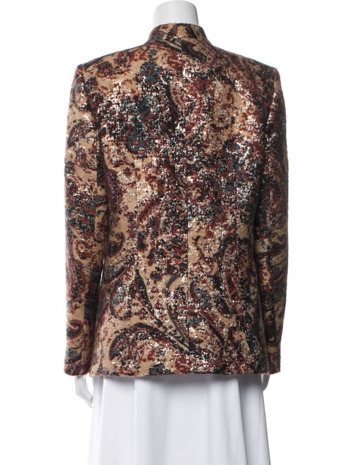 Lafayette 148 Wool Printed Evening Jacket
