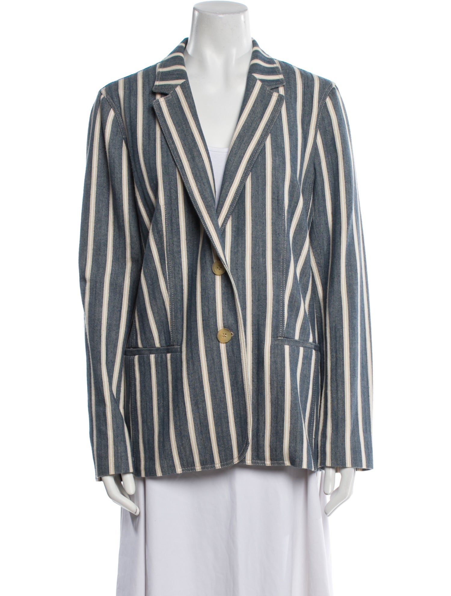 Lafayette 148 Striped Blazer