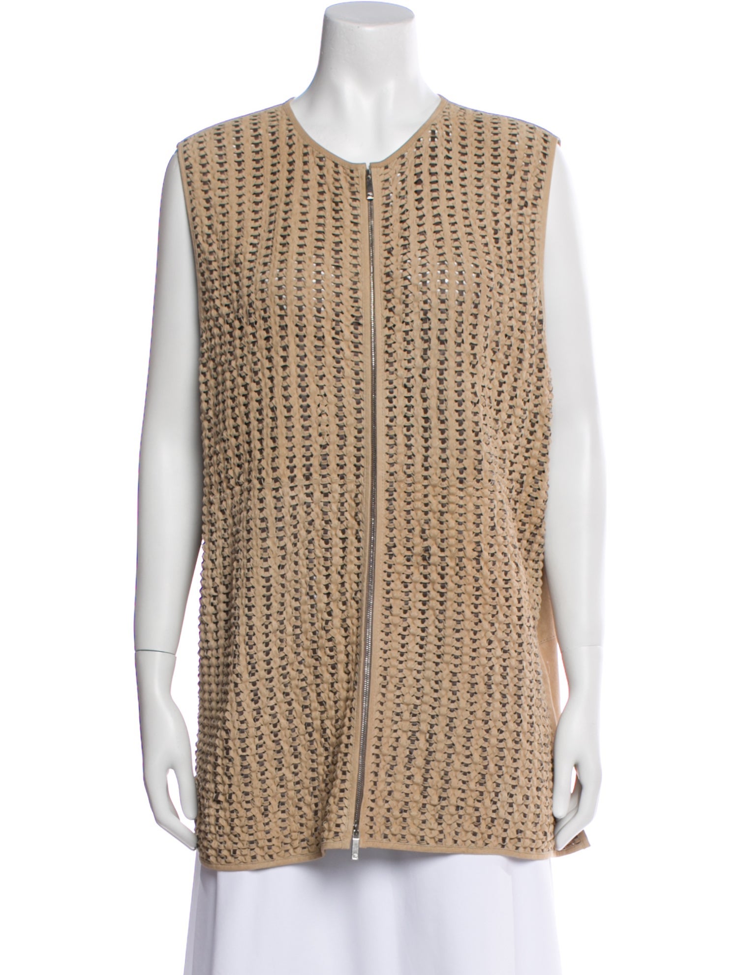 Lafayette 148 Leather Vest