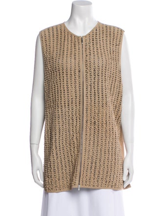 Lafayette 148 Leather Vest