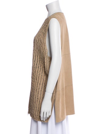 Lafayette 148 Leather Vest