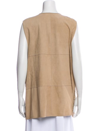Lafayette 148 Leather Vest