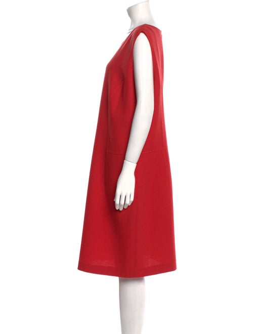 Lafayette 148 Scoop Neck Midi Length Dress