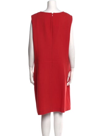 Lafayette 148 Scoop Neck Midi Length Dress
