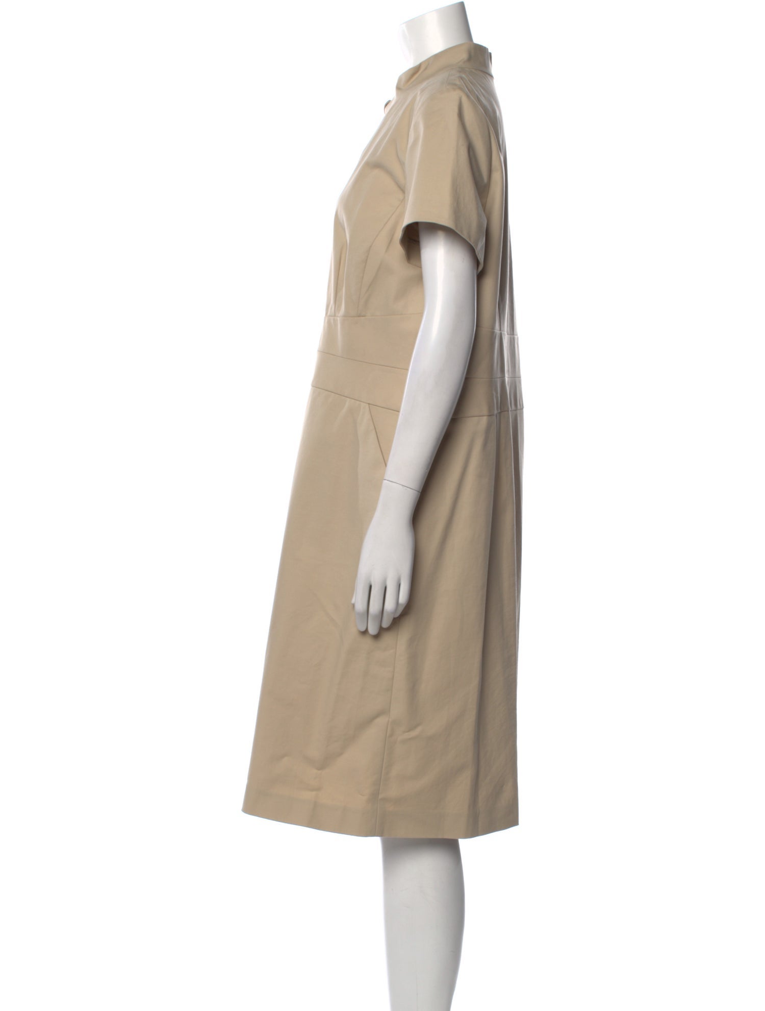 Lafayette 148 Mock Neck Midi Length Dress