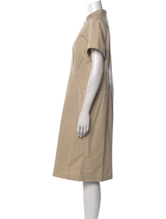 Lafayette 148 Mock Neck Midi Length Dress