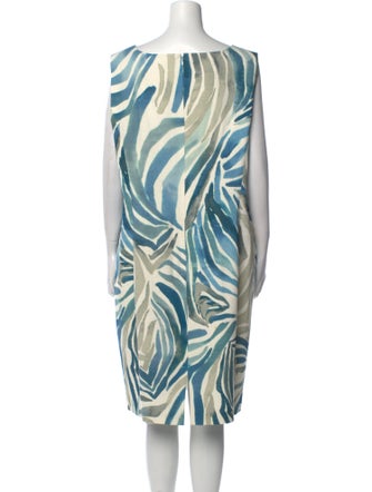 Lafayette 148 Printed Knee-Length Dress