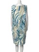 Lafayette 148 Printed Knee-Length Dress