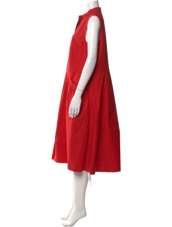 Lafayette 148 Mock Neck Midi Length Dress