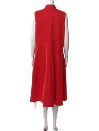 Lafayette 148 Mock Neck Midi Length Dress