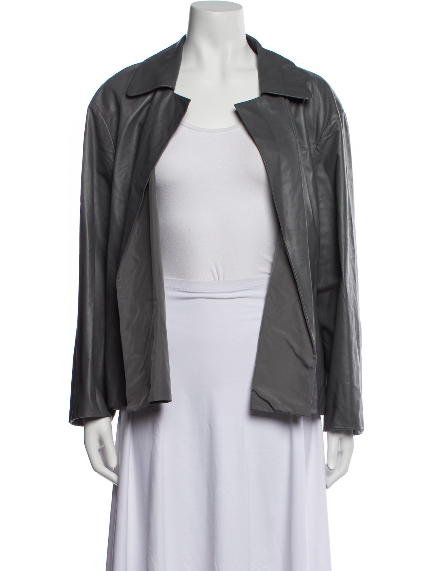 Lafayette 148 Leather Blazer