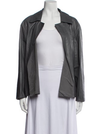 Lafayette 148 Leather Blazer