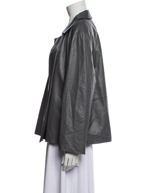 Lafayette 148 Leather Blazer