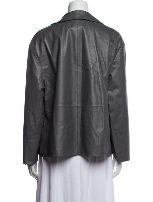 Lafayette 148 Leather Blazer